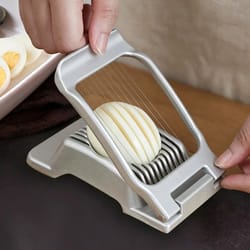lscook heavy duty egg slicer aluminum alloy multi-purpose food cutter