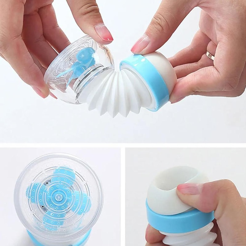 360 Rotating AntiSplash Faucet Water Saver Filter For Kitchen Bathroom Sinks 4