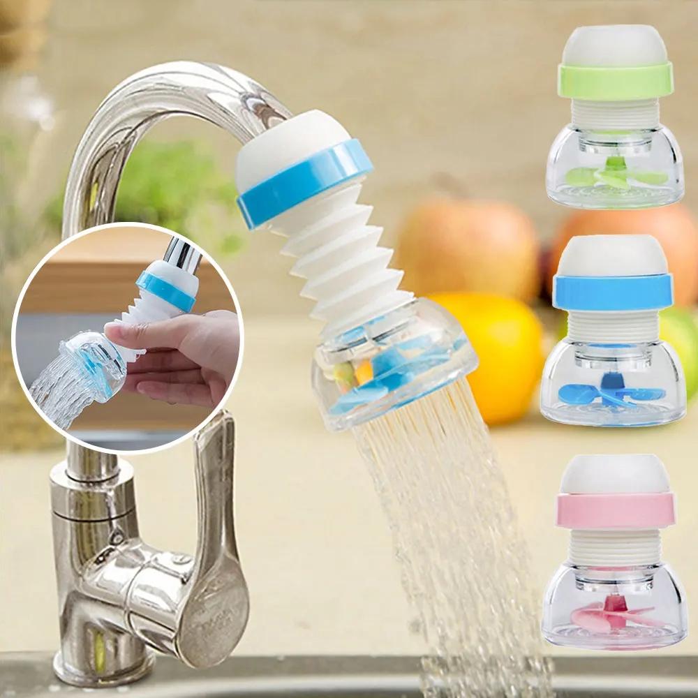 360 Rotating AntiSplash Faucet Water Saver Filter For Kitchen Bathroom Sinks 5