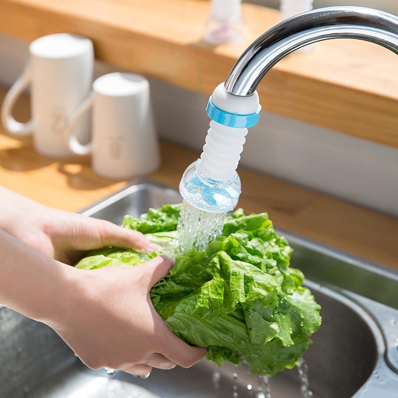 360 Rotating AntiSplash Faucet Water Saver Filter For Kitchen Bathroom Sinks 8