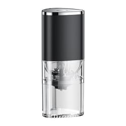 magnetic snap portable electric coffee grinder with adjustable ceramic burr & led light