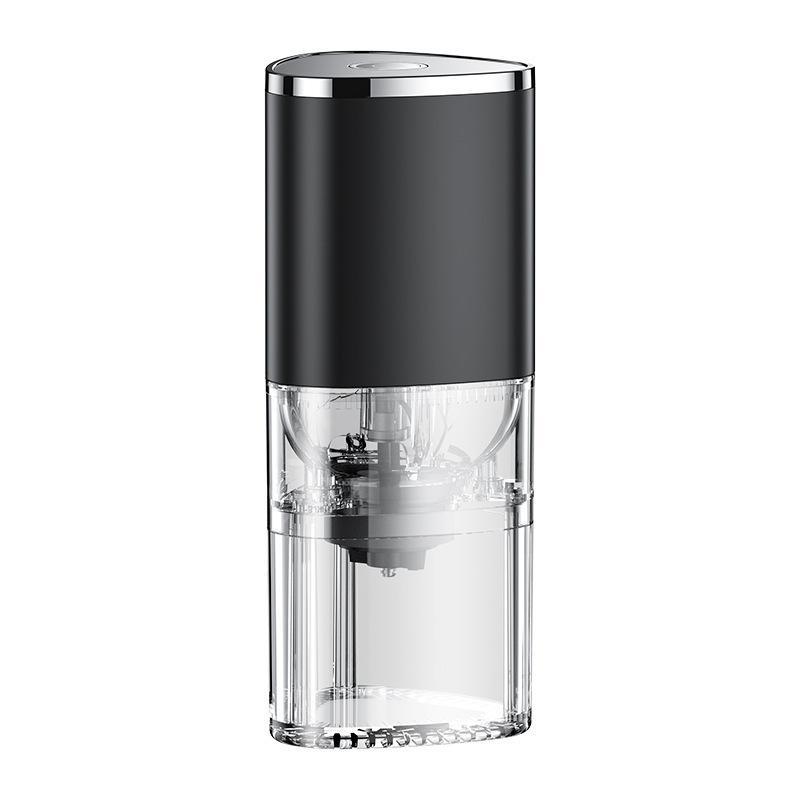 Magnetic Snap Portable Electric Coffee Grinder with Adjustable Ceramic Burr & LED Light