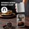 Magnetic Snap Portable Electric Coffee Grinder with Adjustable Ceramic Burr & LED Light