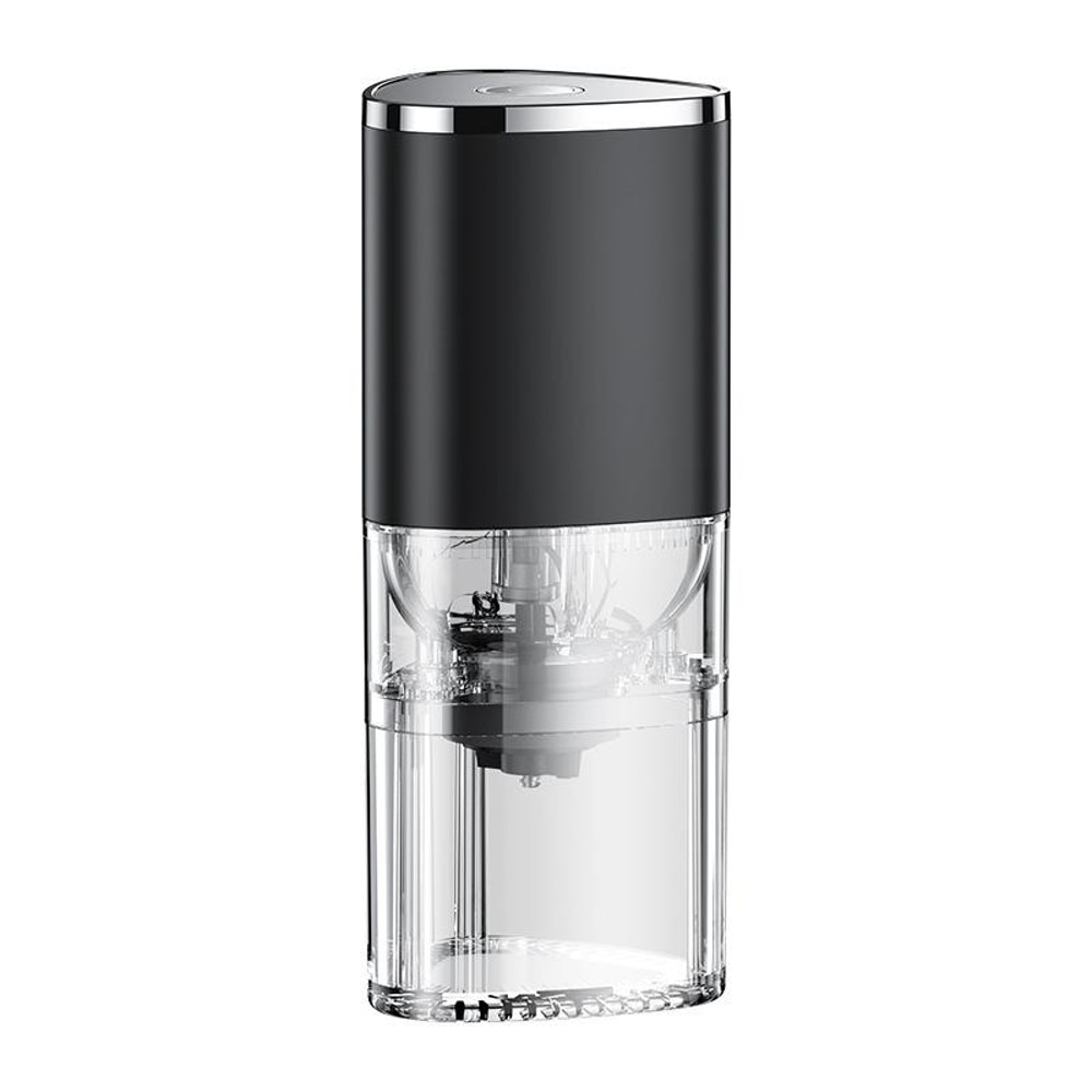 Magnetic Snap Portable Electric Coffee Grinder with Adjustable Ceramic Burr & LED Light