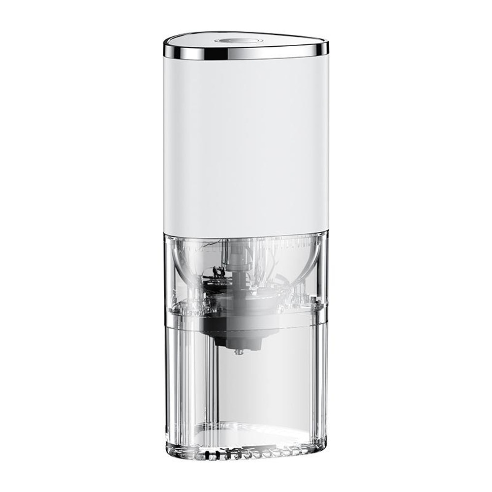 Magnetic Snap Portable Electric Coffee Grinder with Adjustable Ceramic Burr & LED Light
