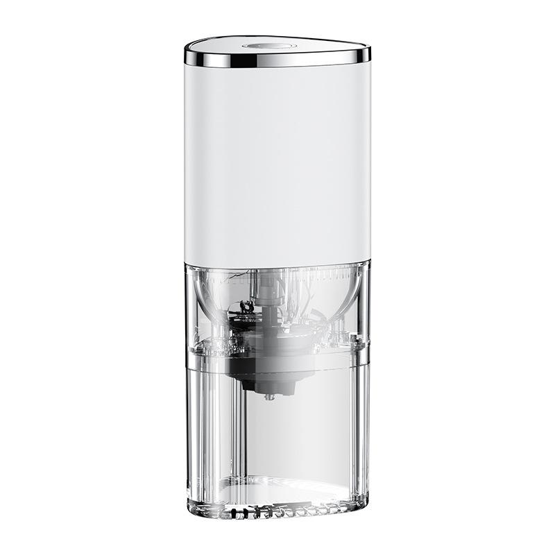 Magnetic Snap Portable Electric Coffee Grinder with Adjustable Ceramic Burr & LED Light