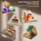 Montessori Busy Board Activity Cube 22-in-1 Sensory Learning Toy for Toddlers
