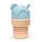Cute Ice Cream Baby Bath Toy Spray Set Silicone Toddler Bath Water Toy For Kids 6