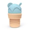 Cute Ice Cream Baby Bath Toy Spray Set Silicone Toddler Bath Water Toy For Kids 6