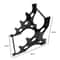 4-Tier Acrylic Lightsaber Display Stand for Collectors Wall-Free Toy Holder
