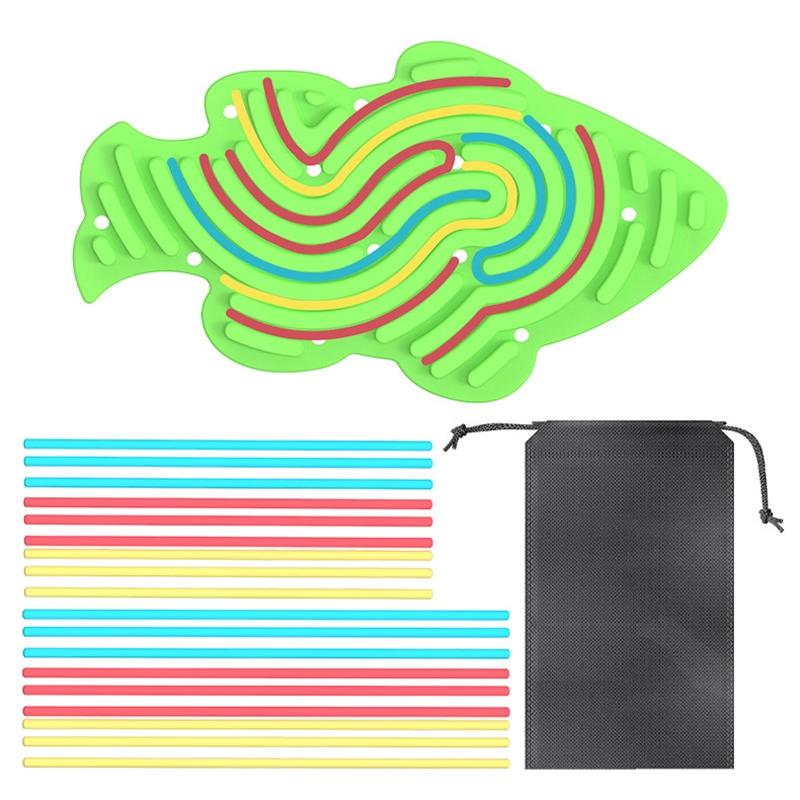 CalmiFish Silicone Sensory Activity Board For Kids Stress Relief And Focus Training 8
