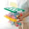 Kids Clear Building Block Storage Box with Lid Stackable Toy Organizer