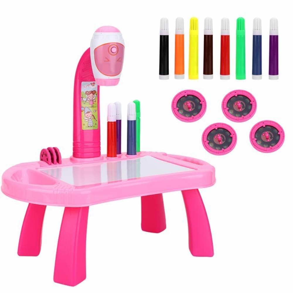 BrightSketch Kids Projection Drawing Board Educational Learning & Tracing Toy