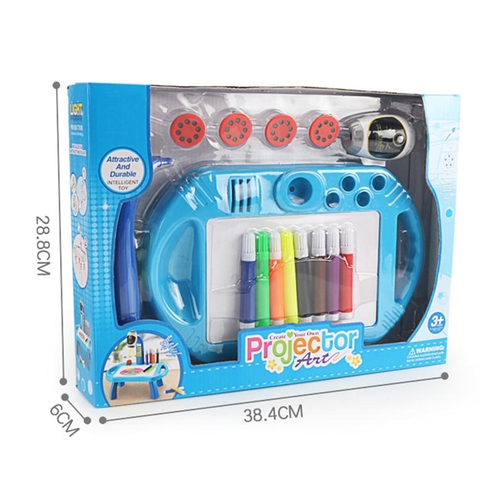 BrightSketch Kids Projection Drawing Board Educational Learning & Tracing Toy