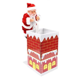 animated climbing santa chimney toy with music christmas decoration gift