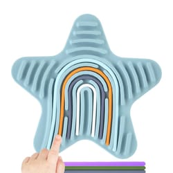 calmstars sensory activity board for kids & adults silicone sensory toy stress relief puzzle