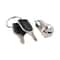 12mm Electronic Lock Switch Metal Key Knob Lock for Toy Cabinets, Control Panels & DIY Projects