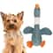 Squeaky Wild Goose Plush Dog Toy for Aggressive Chewers and Dental Play
