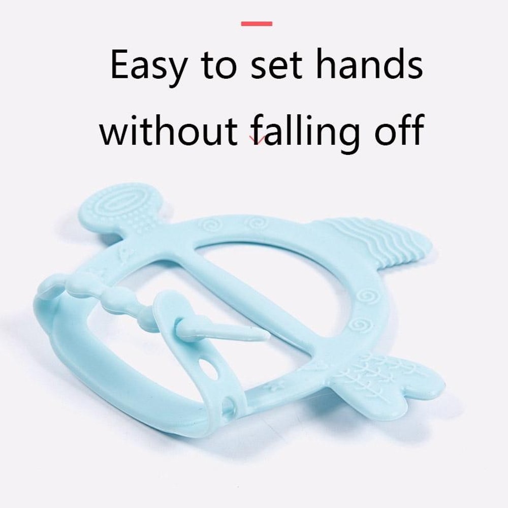 Gentle Silicone Baby Teether Stick for Teething Relief Safe BPA-Free Molar Chew Toy