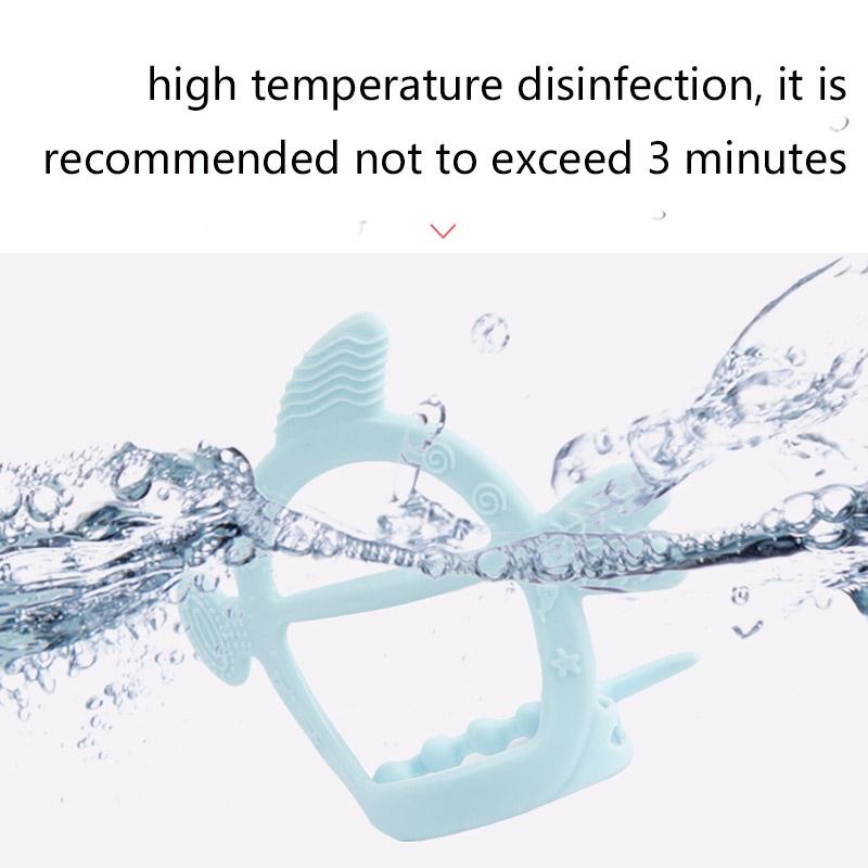 Gentle Silicone Baby Teether Stick for Teething Relief Safe BPA-Free Molar Chew Toy