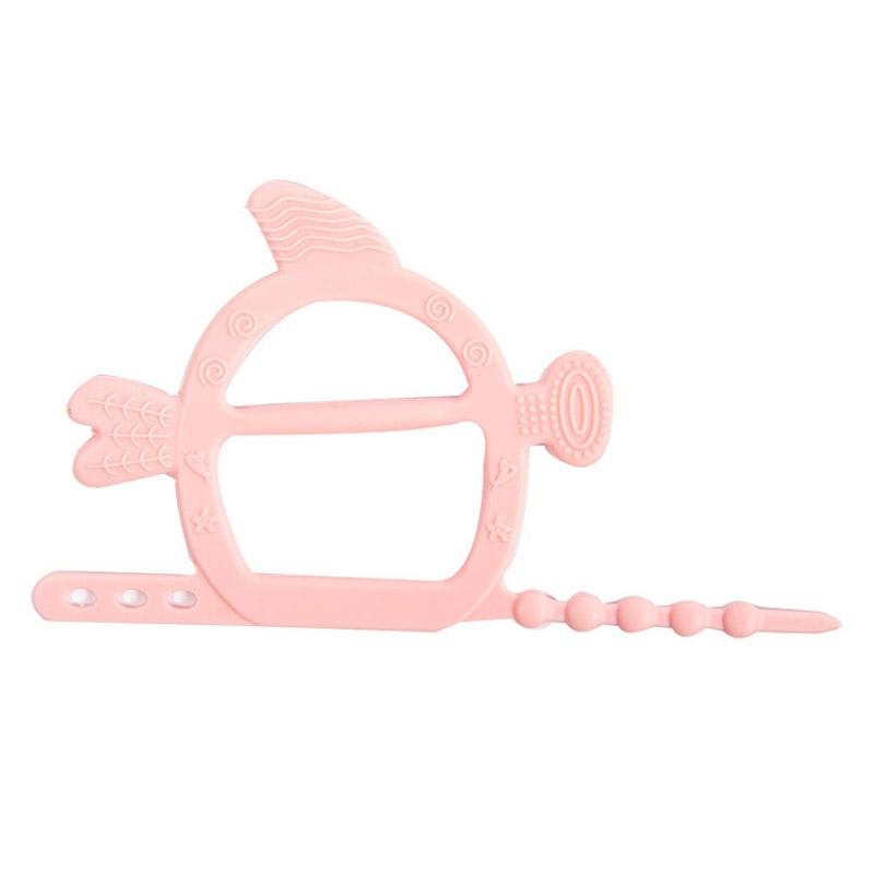 Gentle Silicone Baby Teether Stick for Teething Relief Safe BPA-Free Molar Chew Toy