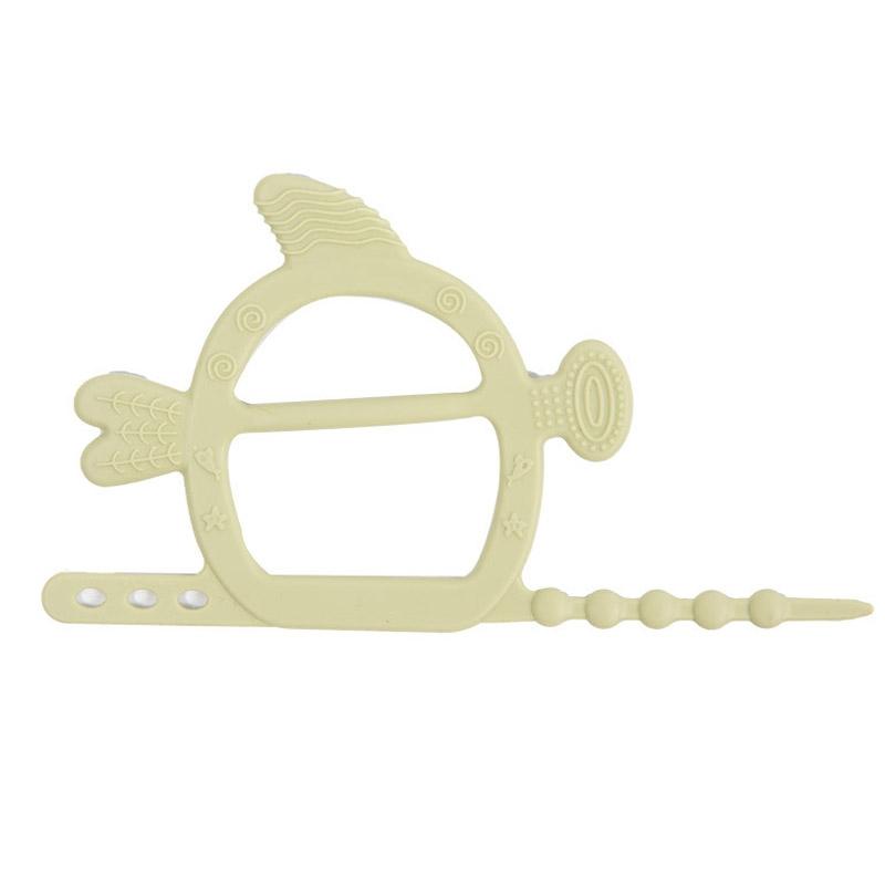 Gentle Silicone Baby Teether Stick for Teething Relief Safe BPA-Free Molar Chew Toy