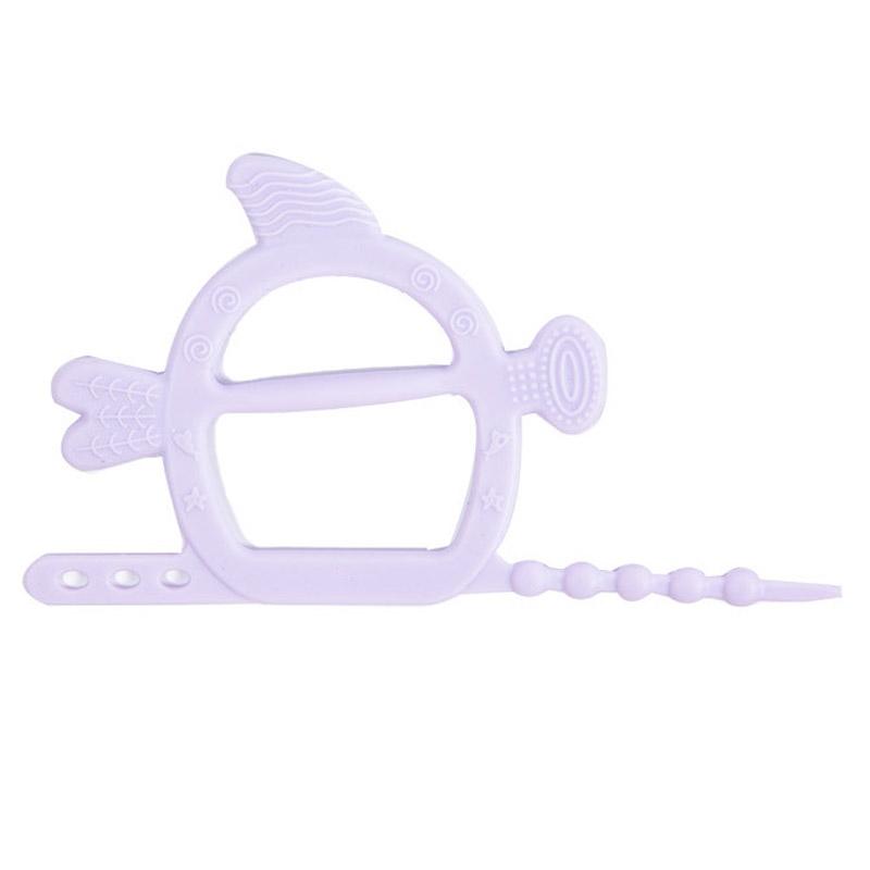 Gentle Silicone Baby Teether Stick for Teething Relief Safe BPA-Free Molar Chew Toy