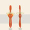 Nano Silver Baby Teething Toothbrush & Silicone Teether with Safety Guard