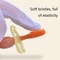 Nano Silver Baby Teething Toothbrush & Silicone Teether with Safety Guard