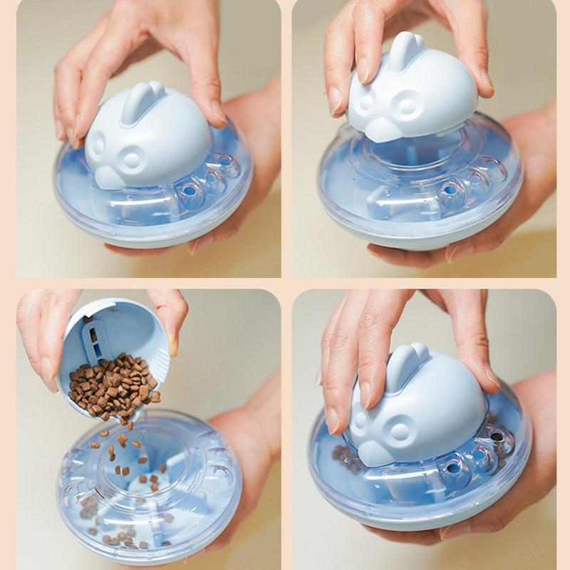 Interactive Treat Dispensing Puzzle Toy for Dogs & Cats Adjustable Pet Feeding Ball