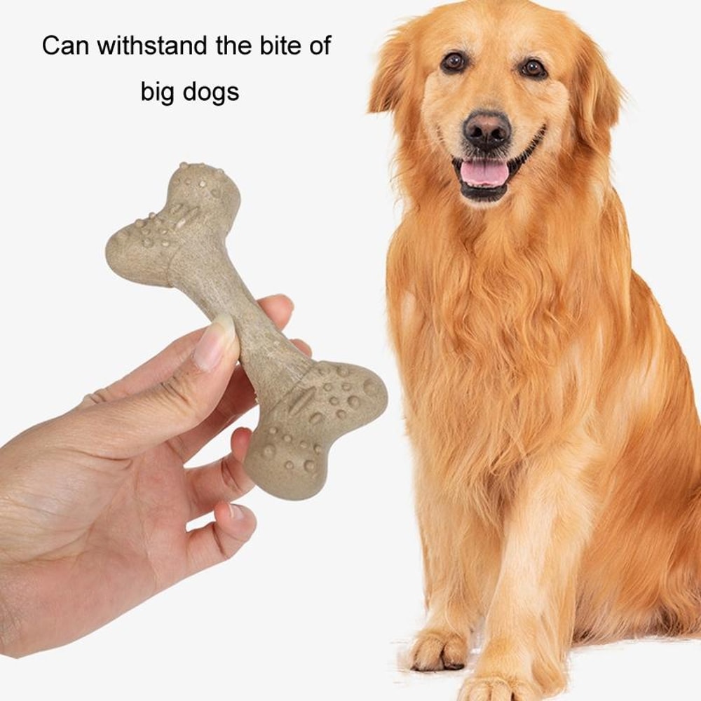 ChewGuard Durable Dog Teething Bone Toy – Bite Resistant Interactive Chew Stick for Puppies & Dogs