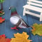 Realistic Foam Pigeon Garden & Home Ornament Decor