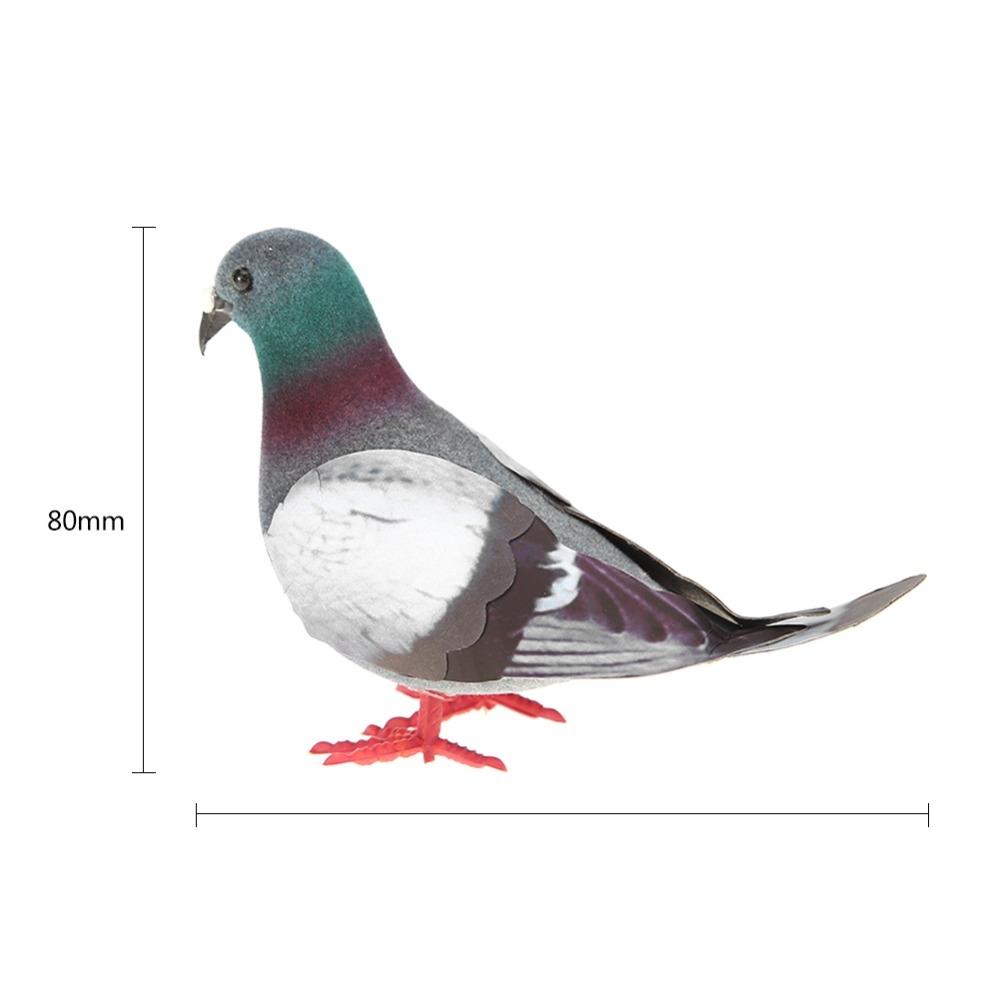 Realistic Foam Pigeon Garden & Home Ornament Decor