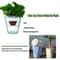 Diamond Self Watering Planter Pot for Indoor Plants and Home Garden Decor