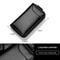 Leather Key Holder Wallet Large Capacity Zip Key Case Card Organizer 3