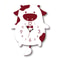 Silent Cow Swing Acrylic Wall Clock For Home Office Bedroom Decor 1