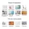 Reflective 3D Vase Mirror Wall Stickers Set for Modern Home Decor
