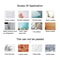 Reflective 3D Vase Mirror Wall Stickers Set for Modern Home Decor