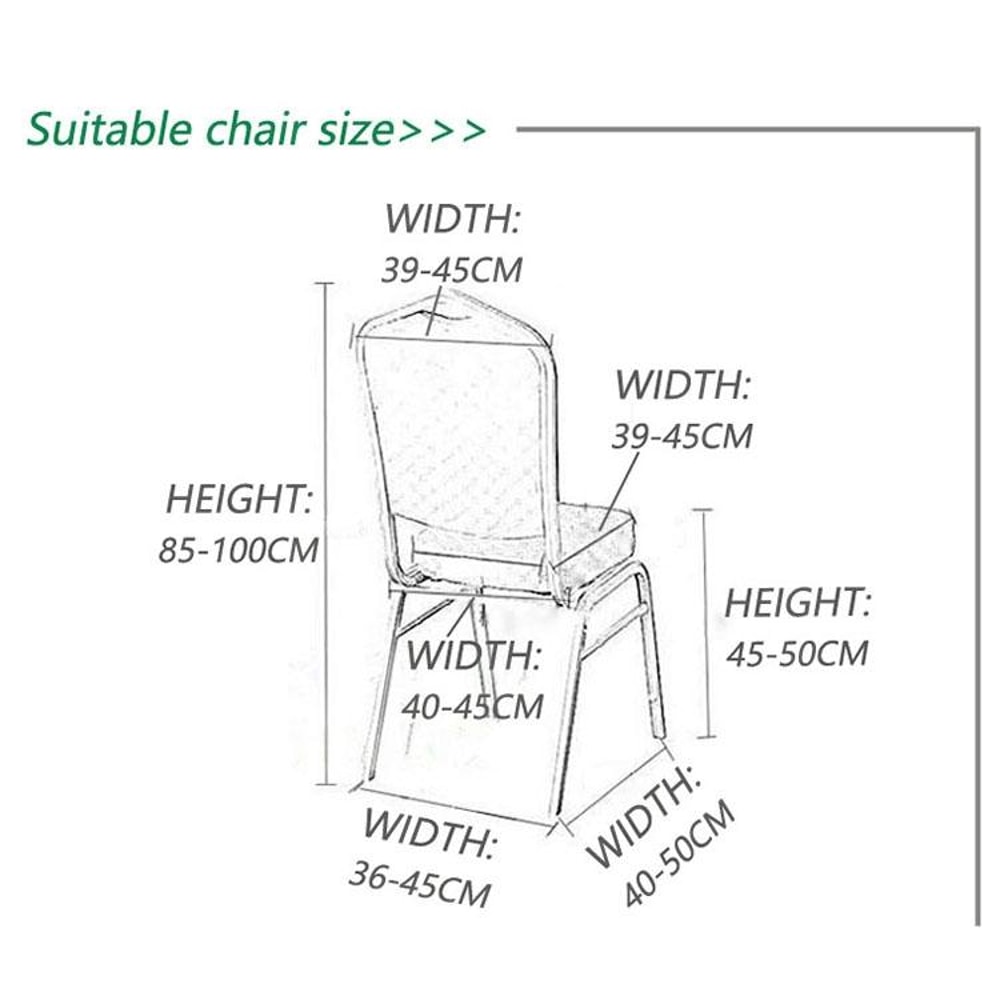 Elegant Stretch Spandex Chair Cover for Weddings, Banquets & Dining Events