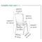 Elegant Stretch Spandex Chair Cover for Weddings, Banquets & Dining Events