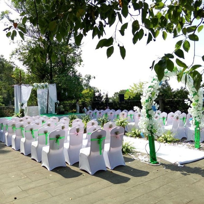 Elegant Stretch Spandex Chair Cover for Weddings, Banquets & Dining Events