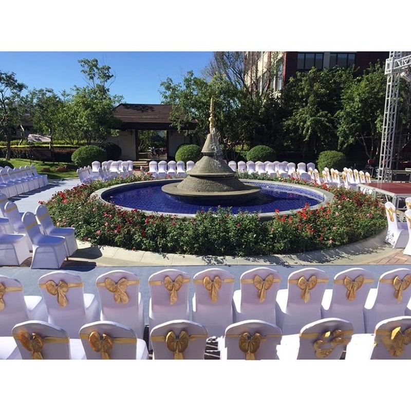 Elegant Stretch Spandex Chair Cover for Weddings, Banquets & Dining Events