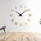 Oversized Wall Clock for Living Room Decor with Silent Quartz Movement