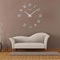 Oversized Wall Clock for Living Room Decor with Silent Quartz Movement
