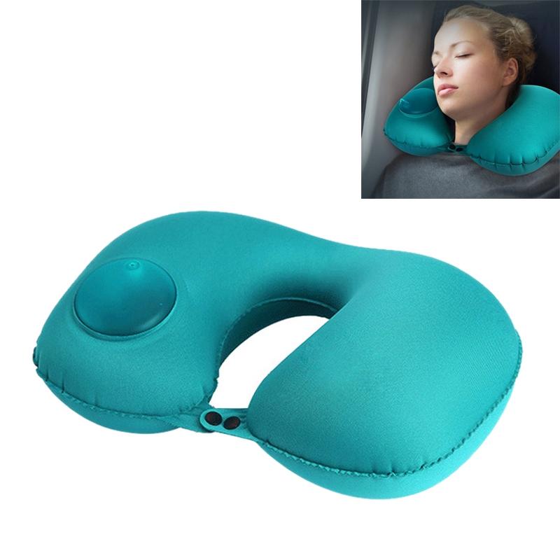 ComfortPress AutoInflating Travel Neck Pillow For Airplane Car Office Support 12