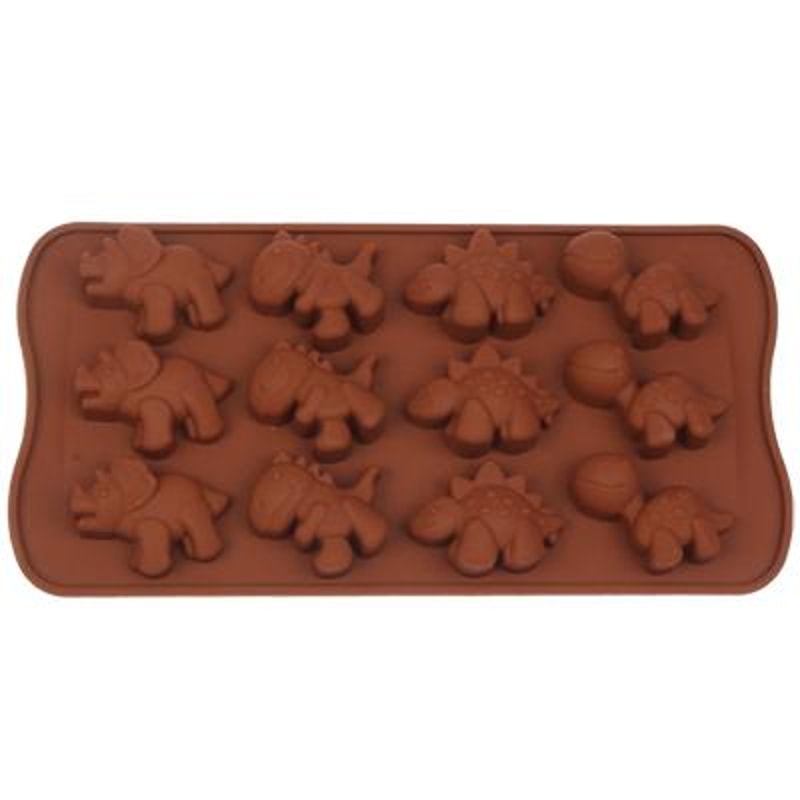 12-Cavity Silicone Chocolate Mold for DIY Candy and Homemade Chocolate Making