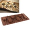 12-Cavity Silicone Chocolate Mold for DIY Candy and Homemade Chocolate Making
