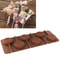 12-Cavity Silicone Chocolate Mold for DIY Candy and Homemade Chocolate Making