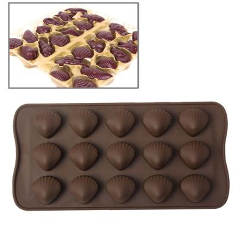 12-Cavity Silicone Chocolate Mold for DIY Candy and Homemade Chocolate Making