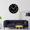 Math Genius Acrylic Wall Clock Silent Modern Mathematical Formula Decor